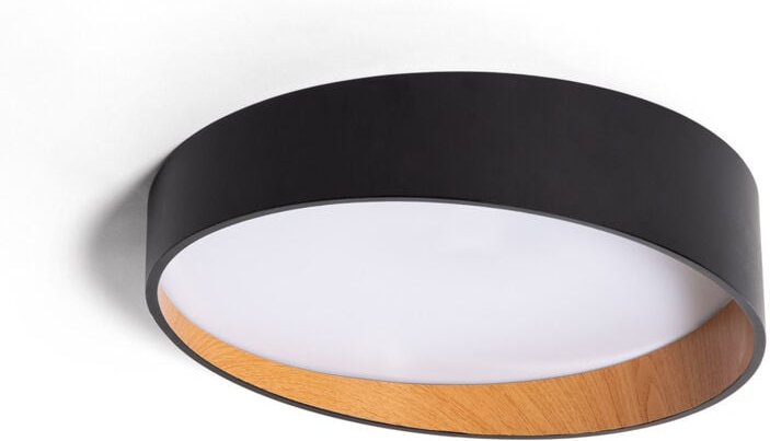 Led Deckenleuchte 28W Rund Ø400 mm cct Auswählbar Liam Schwarz