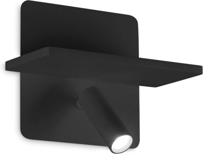 Thumbnail - Ideal Lux PIANO 2-flammiges LED-Leselicht Schwarz, eingebauter Schalter, 3000 K, nicht dimmbar