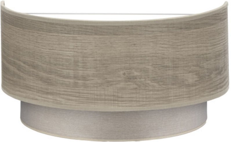 Wandleuchte Tania 1xe27 Holz Grau 15x30x16 Cm - Fabrilamp