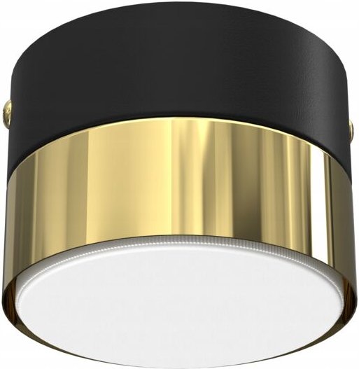 Deckenleuchte Led Loft Gx53 Schwarz Gold Poliert Lampe
