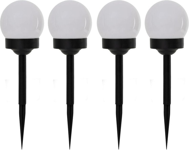 Solar Gartenlampen, 4er-Set