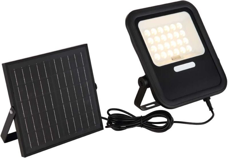 Solarleuchte Wandstrahler Außenlampe LED dimmbar Timer beweglich Fernbedienung