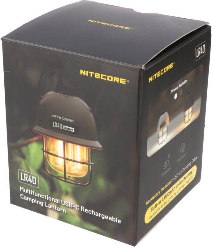 Nitecore - NC-LR40-OLIV LR40 led Camping-Laterne 100 lm akkubetrieben 222 g Oliv