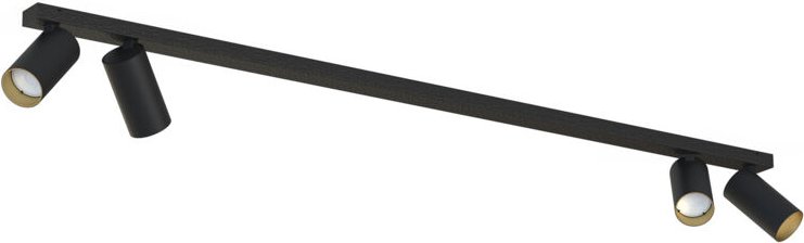 Mono-Scheinwerfer 4 Gu10 R50 Schwarz Nowodvorski 7768