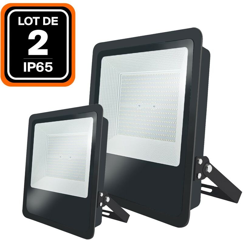 Thumbnail - 2er- LED-Flutlicht für industrielle Zwecke moon 400W