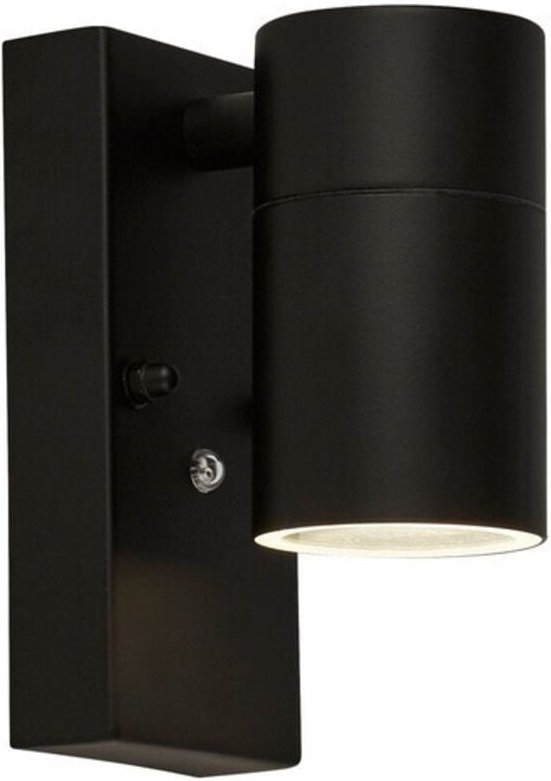 Suchscheinwerfer 1Lt Light Außenleuchte mit Dämmerungssensor bis zum Morgengrauen, schwarz