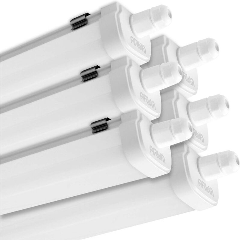 Arum Lighting - Set mit 6 wasserdichten LED-Streifen Panama 120 cm 40 w IP65 miteinander verbindbar Farbtemperatur: 4000...