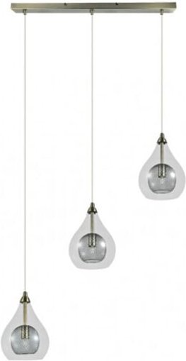 Fabrilamp - Lhasa-Anhänger 3xg9 Leder regx65x65 cm