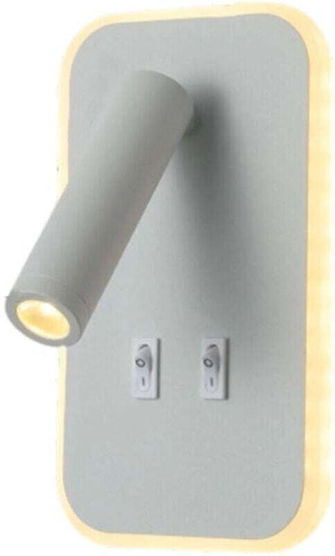 LED-Wandleuchte, Nachttischlampe mit Schalter, USB-Ladeanschluss, verstellbare Schlafzimmerbeleuchtung