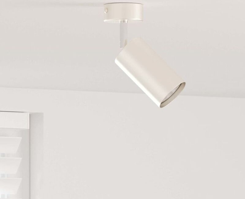 Deckenstrahler Gebürstetes Nickel 6 x 6 x 16.5 cm Stahl Vidaxl