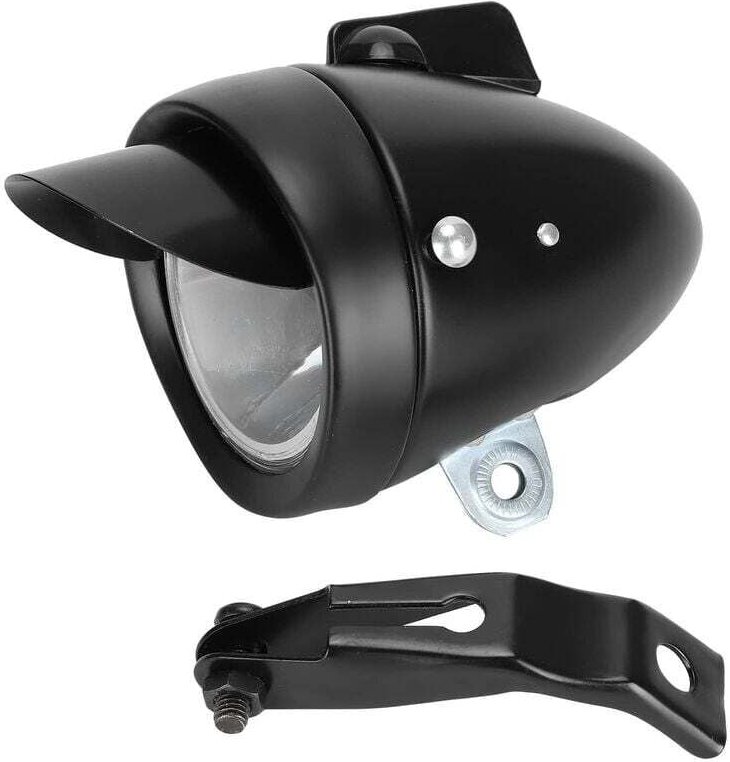 Fahrrad-Frontlicht, Retro-LED-Fahrradlicht, Sicherheits-Frontlampe für Nachtfahrten, Vintage-Fahrradscheinwerfer, Fahrra...