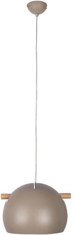 Nowa - Hängeleuchte Pendellampe Wohnzimmerleuchte Esstischlampe grün Holzoptik h 150 cm