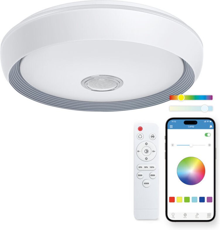 LED-Deckenleuchte KSIX Glory F 58,3 w 6200 Lm (3000k - 6500k)