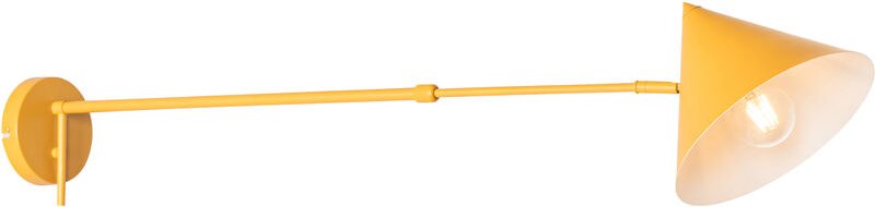 Design-Wandleuchte gelb verstellbar - Triangolo