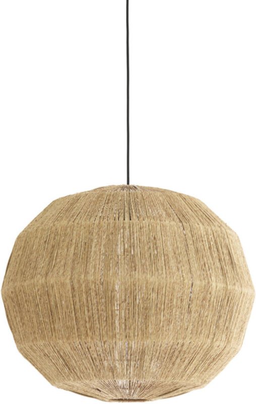 Light & Living - hängeleuchte - Junna - natürlich - textil - Ø