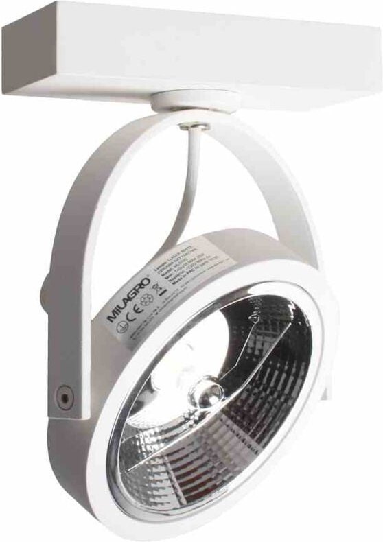 Aufputzleuchte Lugar Weiß 1xAR111 GU10