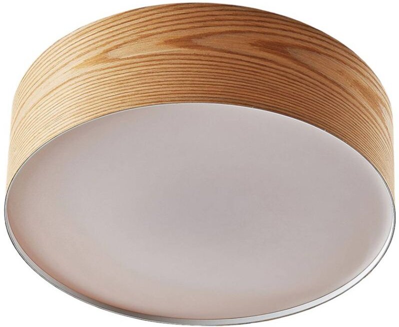 Lindby - Deckenlampe 'Dominic' aus Holz für Wohnzimmer & Esszimmer von