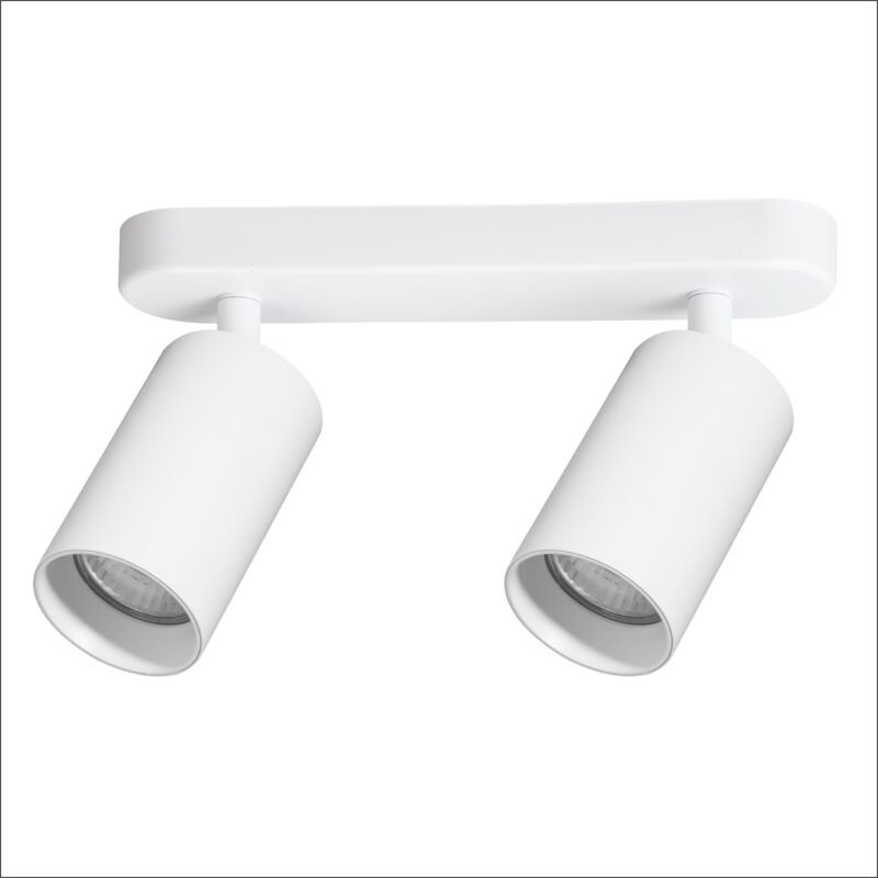 Pipe Spot Weiß 2xGU10 Leuchte