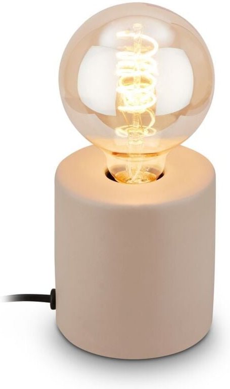 Tischlampe Tischleuchte Schlafzimmer Büro Kabelschalter Keramik Flur