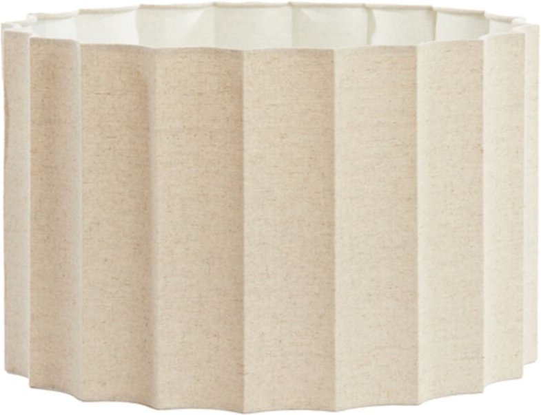 Lampenschirm - Disli - beige - textil - ø 35cm - - Light&living
