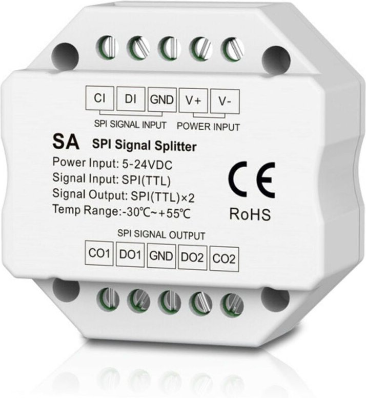 RGB/RGBW Splitter - SPI - 5-24VDC