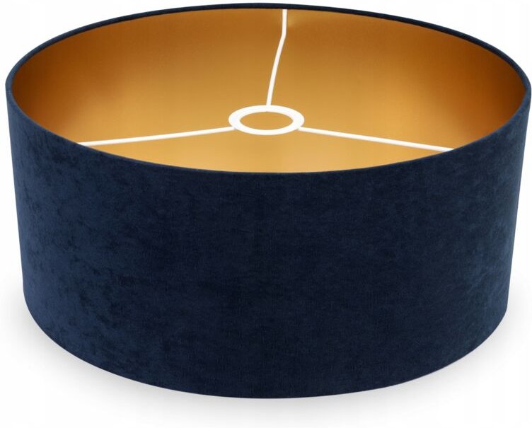 MODERNER GOLDENER SAMT-LAMPENSCHIRM 44 cm