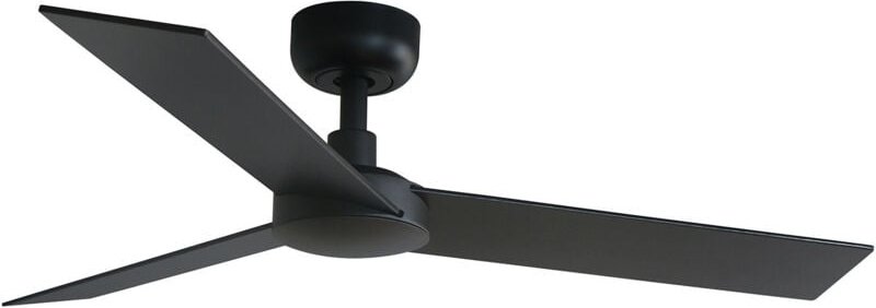 Faro Rudder Kleiner Deckenventilator mit 3 Flügeln, Mattschwarz, Walnuss, Wiz Smart System