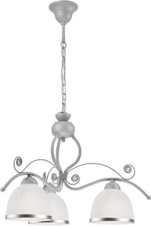 Retro Ii New Colours Mehrarmige Stehlampe Silber, 3x E27