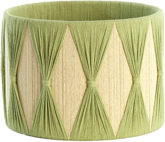 Lampenschirm - Hannah - grün - textil - ø 25cm - - Light&living