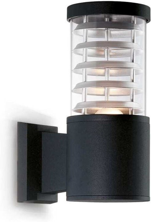 Ideal Lux Tronco - 1 Licht Außenwandleuchte Schwarz IP44, E27