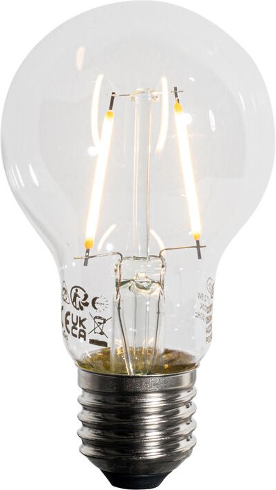 Luedd - E27 LED-Glühbirne A60 Dämmerungssensor 2,5W 250 lm 2200K