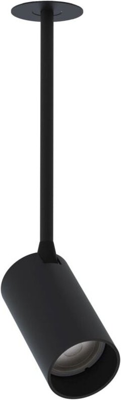 Strahler Metall verstellbar b: 12,5 cm Schwarz GU10 rund Modern Spot