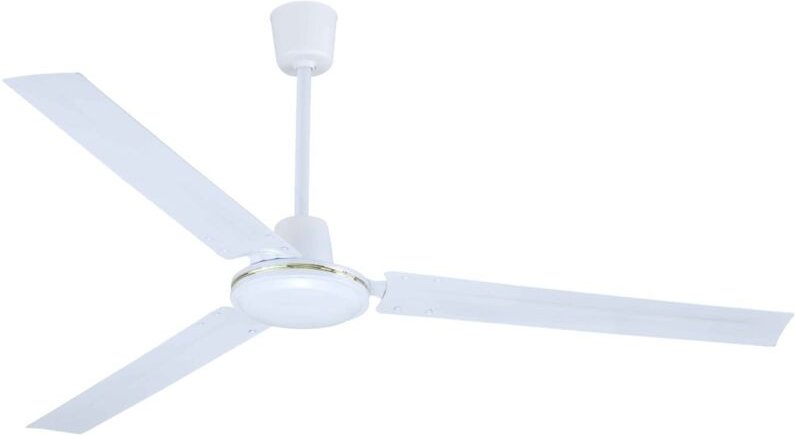 Industrieller Deckenventilator mit 3 Metallblättern, 5 Geschwindigkeiten, 70W