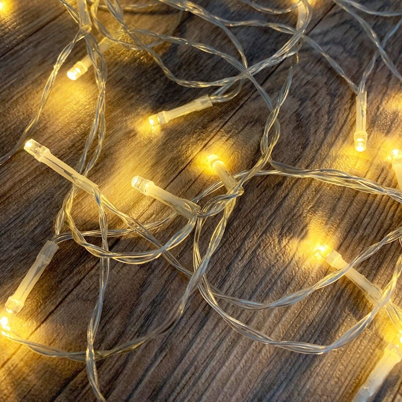 30er LED - Batteriekette weiß/transparent außen-MLK102WZA