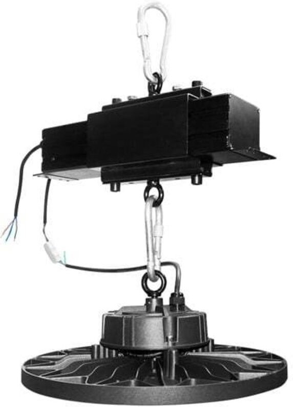 Halterung für Notfalltreiber für UFO Hallenstrahler HIGH BAY Schwarz