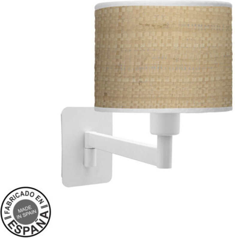 Fabrilamp - abrila akunadecor Wandleuchte mit Schirm Modell Moda White 1 Light