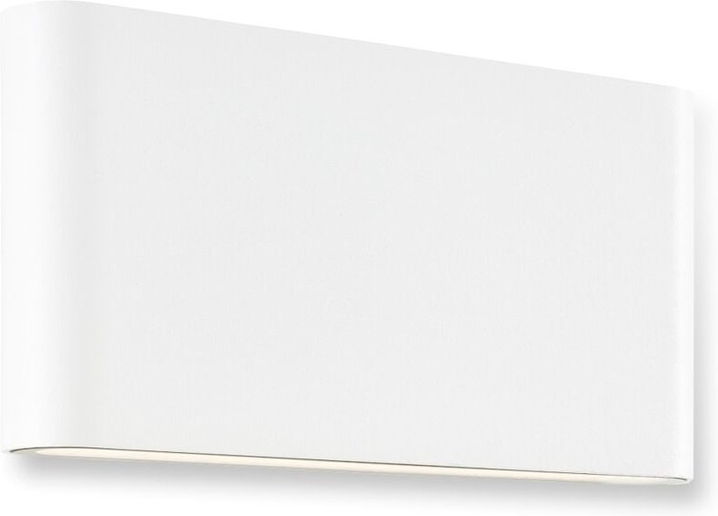 Welbie led Außenwandleuchte weiß, 14W integriert, 1300 Lumen, Warmweiß (3000K), IP54 spritzwassergeschützt, Up- & Downli...