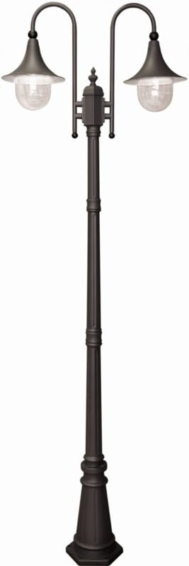 Schwarze stehende Gartenlaterne Kaja BOSTON K-8132 BLACK