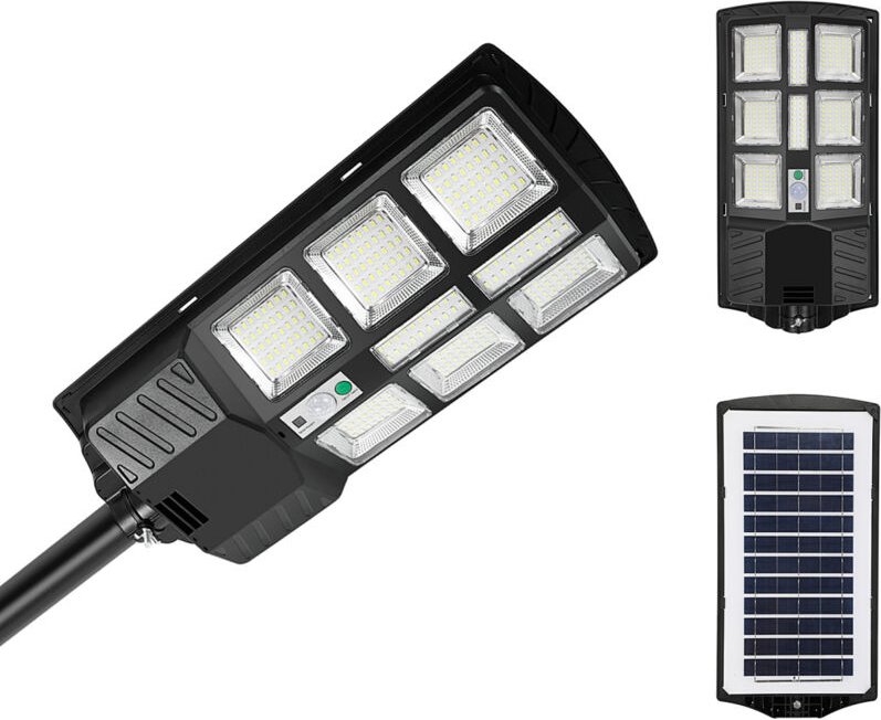 Wolketon 4 PCS 300W Straßenlaterne Solar-Bewegungslichter mit Fernbedienungsmodi, 600lm Solarleuchten für den Außenberei...