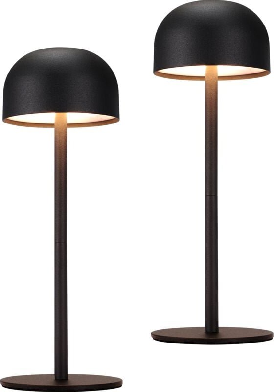 GBLY LED Tischlampe kabellos dimmbar - Höhenverstellbare Schreibtischlampe mit Touch (3000K/4500K/6000K), USB-C Schnelll...