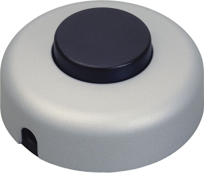 Inter Bär - interBär 5062-020.01 Tretschalter Titan, Schwarz 1 x Aus/Ein 2 a 1 St.