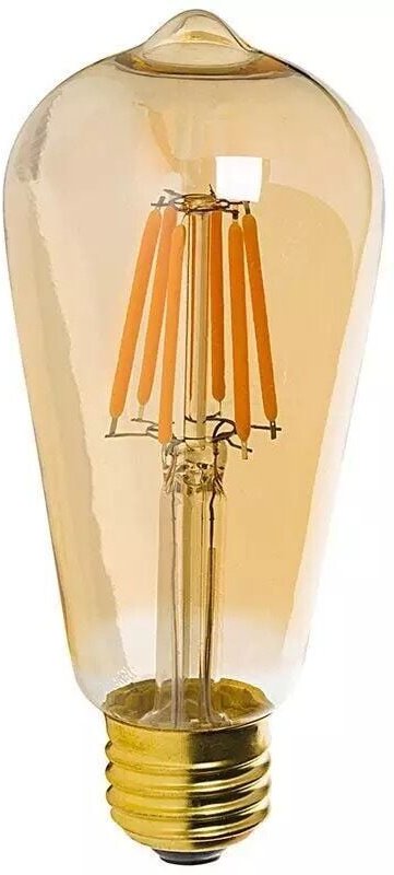 Braune Glühlampe 4W Retro Wolfram-Glühlampe Lollipop-Blase E27-Glühlampe