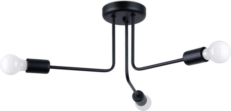 Kronleuchter NORAH 3 schwarz