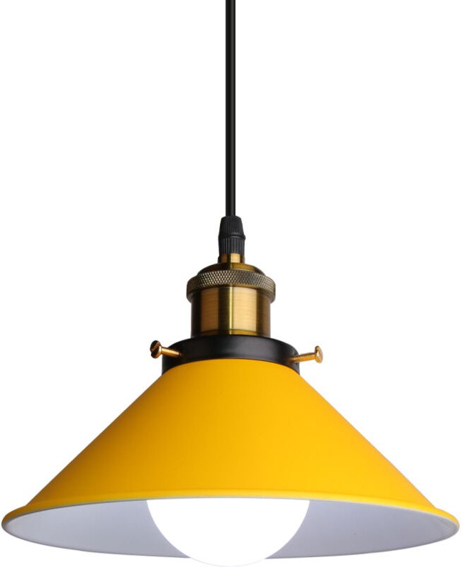 Retro Pendelleuchte, 22cm Hängelampe Vintage Industrial Style Metall Deckenleuchte E27 für Esszimmer Küche Restaurant Ca...