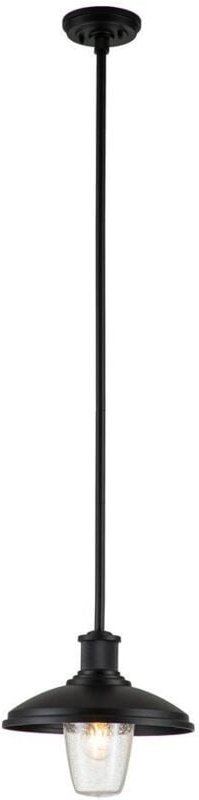 Elstead Kichler Allenbury Outdoor-Pendel-Deckenleuchte Strukturiert Schwarz, IP44