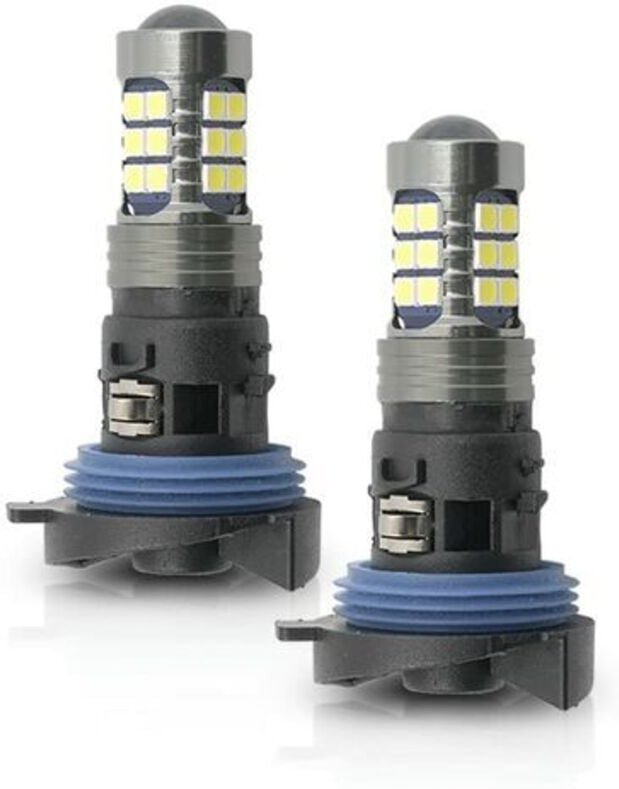 2 Stück HP24W LED-Tagfahrlichtbirnen mit Sockel DRL-Tageslichtbirne für Peugeot 3008 5008 2009–2016 Citroen C5 2008–2017...