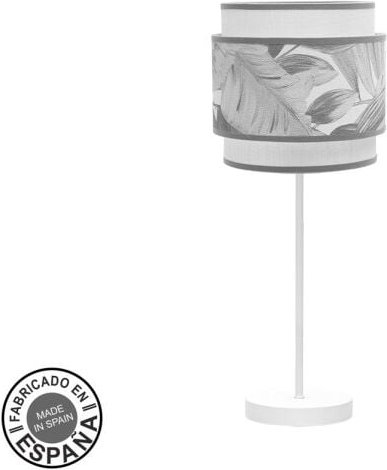 Camerun Tischleuchte de 1xe14 Weiß/Grau 18d - Fabrilamp