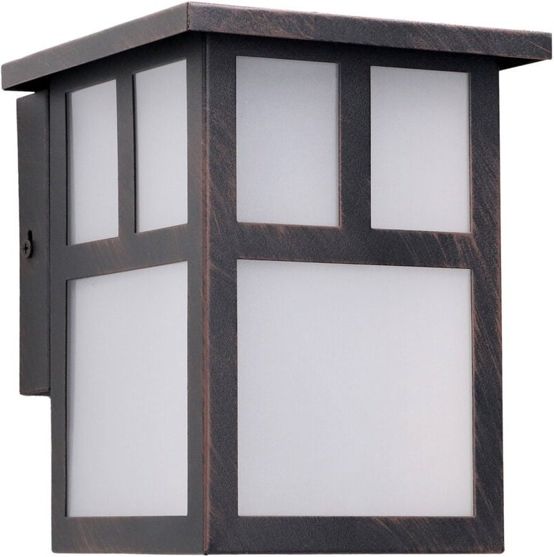 Forlight - wandleuchte ip23 osaka e27 60w rostbraun 800lm