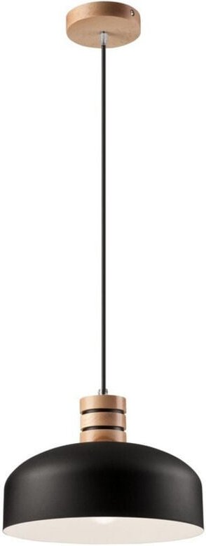 Lamkur Dome Pendel-Deckenleuchten Schwarz/Weiß, 1x E27