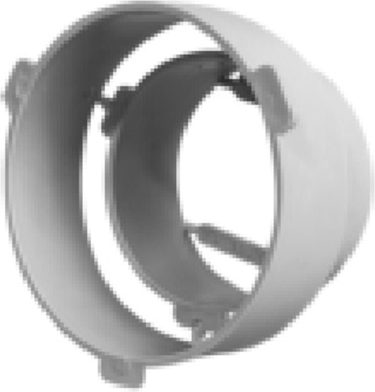 EInbauring für Strahler 2 Größen 60 mm–80 mm AF28 Grau